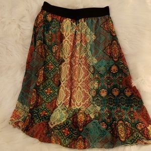 Lularoe Lola lined skirt